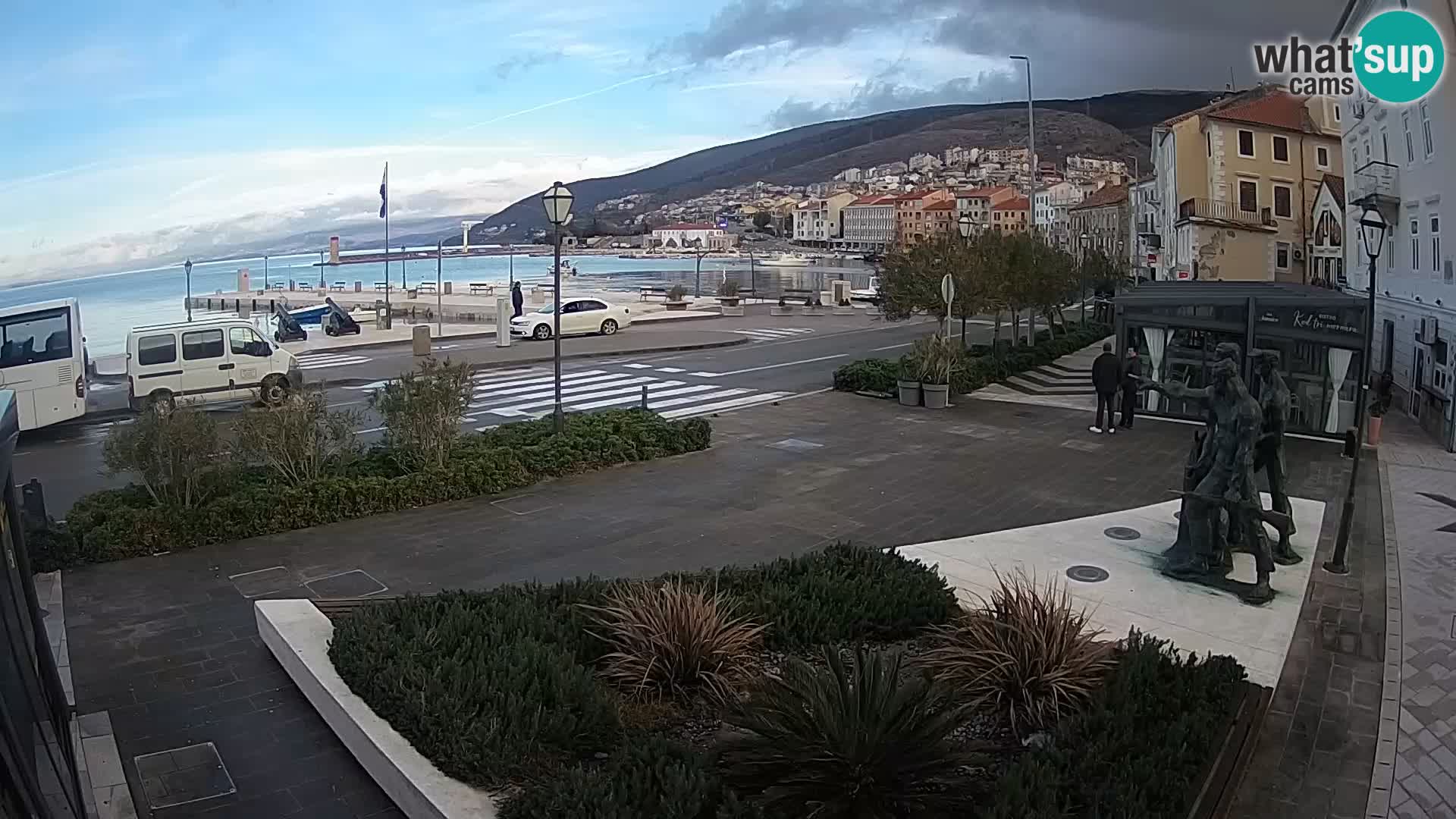 Live webcam Senj riva – seafront – Croatia
