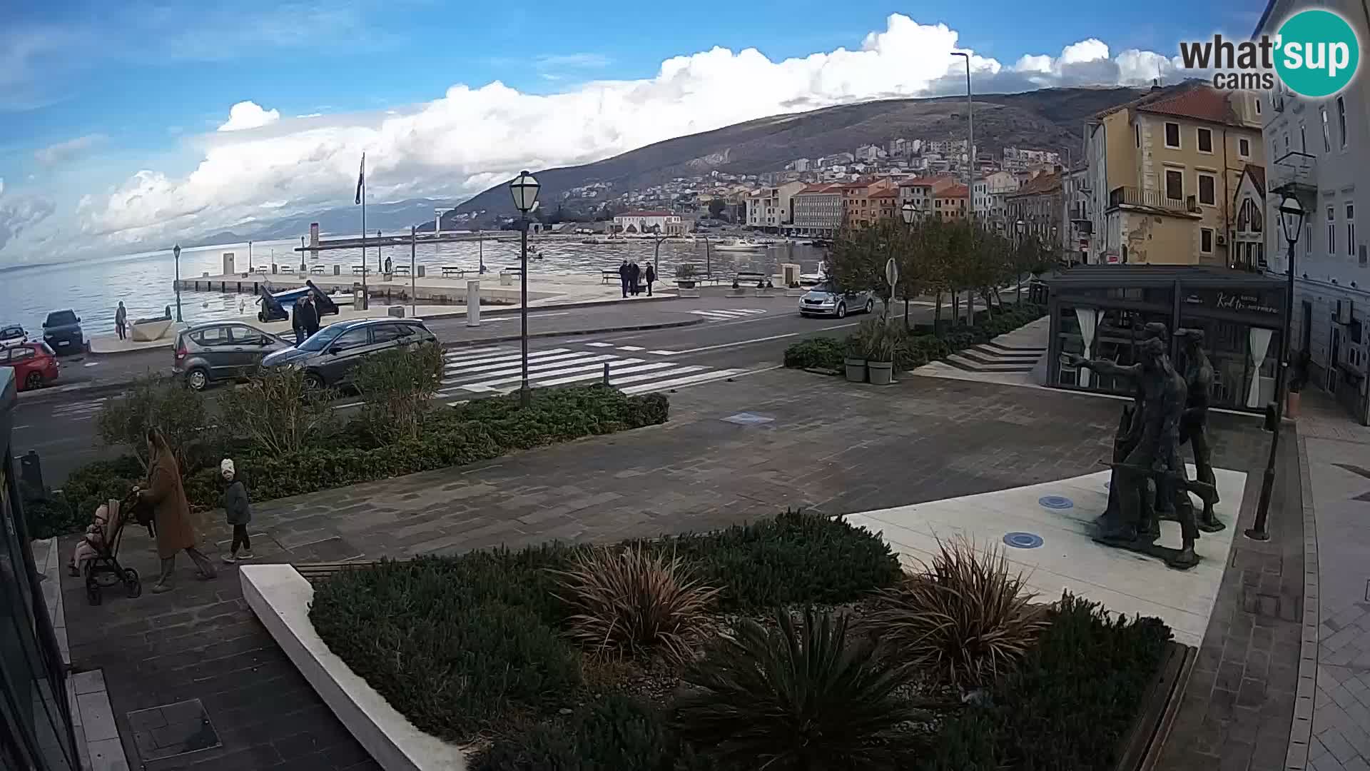 Live webcam Senj riva – seafront – Croatia