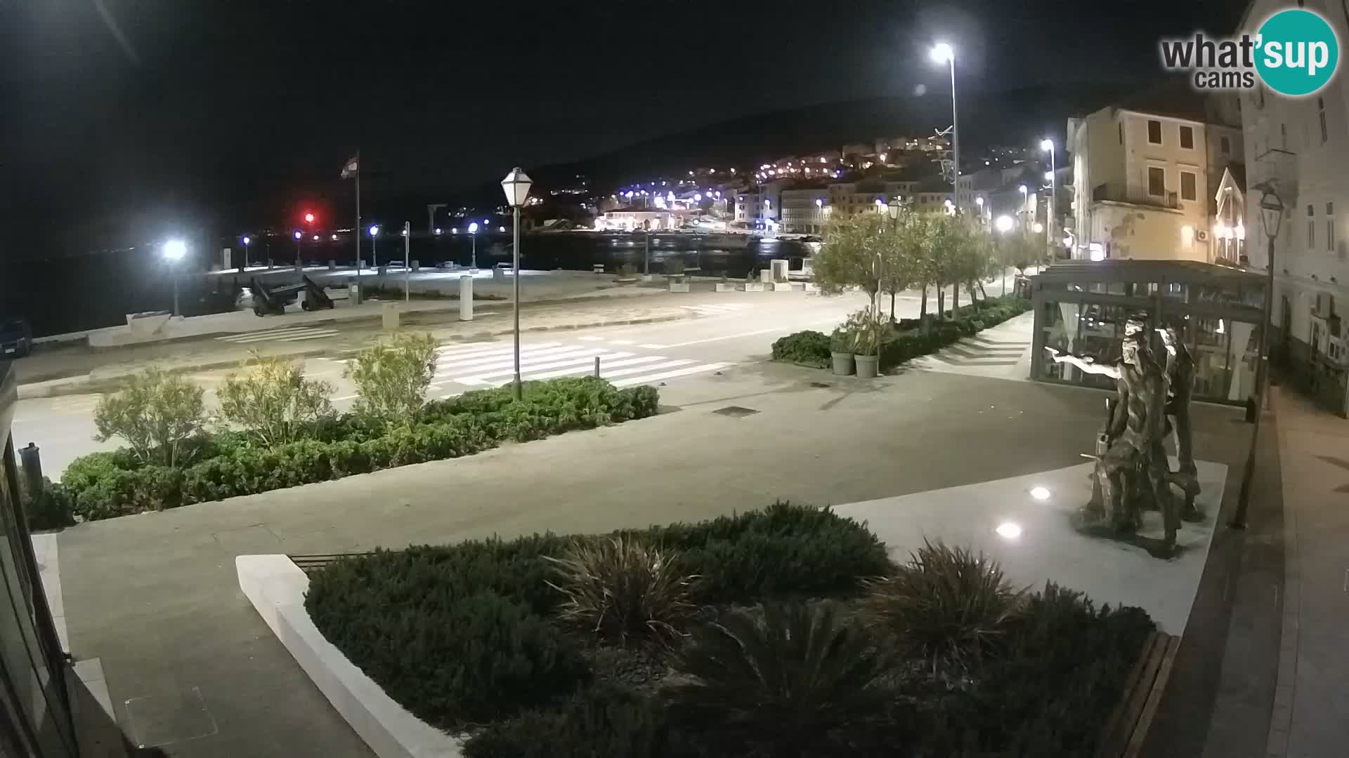 Live webcam Senj riva – seafront – Croatia