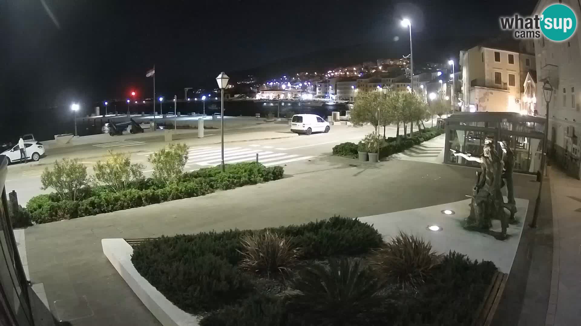 Live-Webcam Senj Riva – direkt am Meer – Kroatien