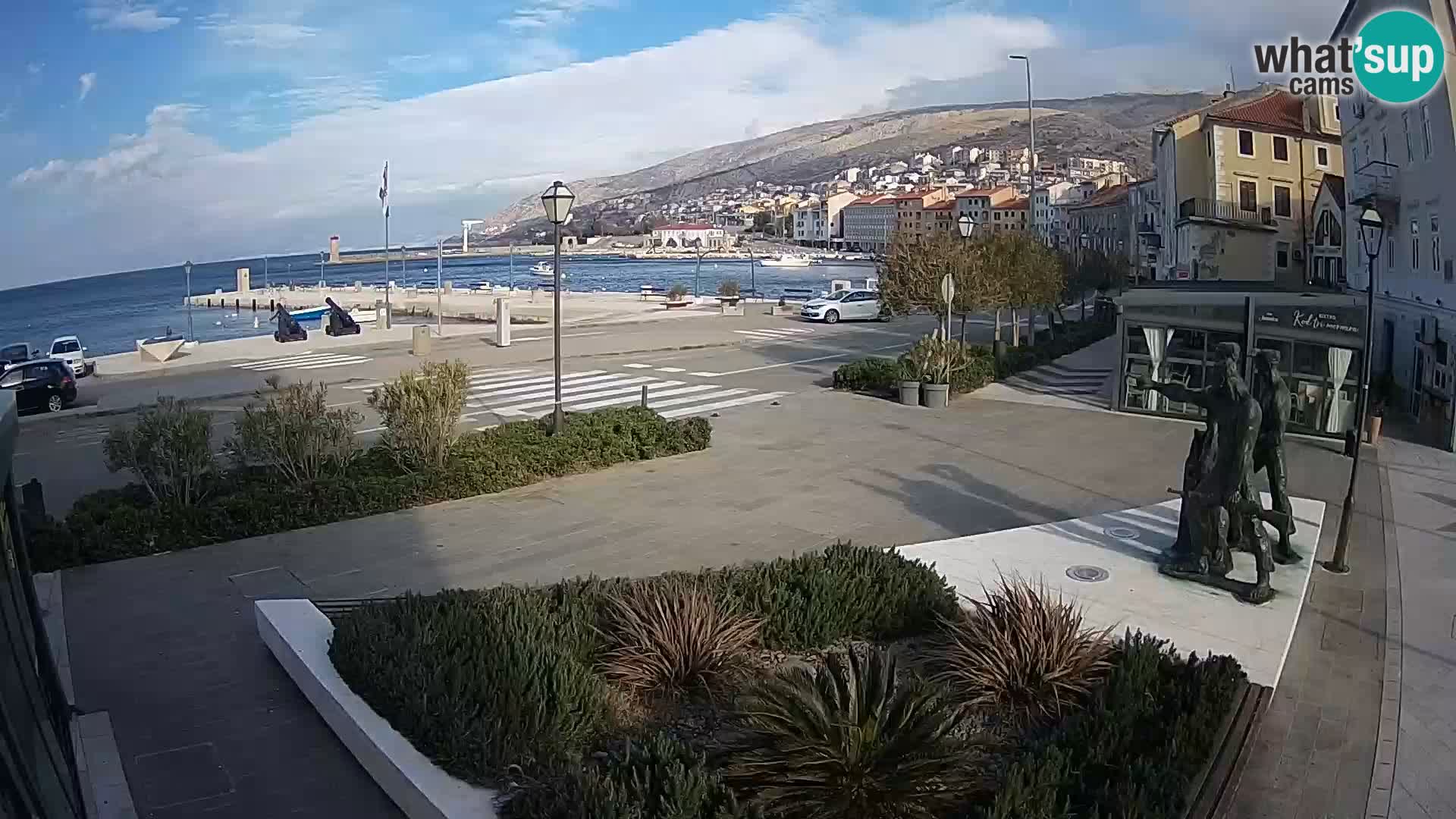 Live webcam Senj riva – seafront – Croatia