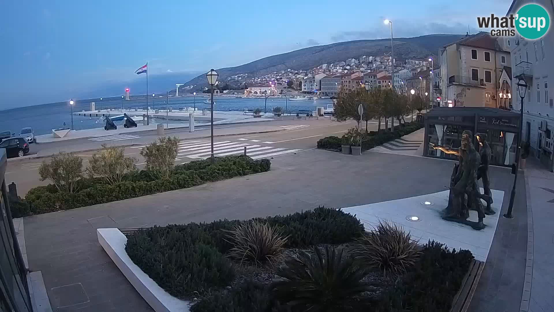 Webcam en vivo Senj riva – paseo marítimo