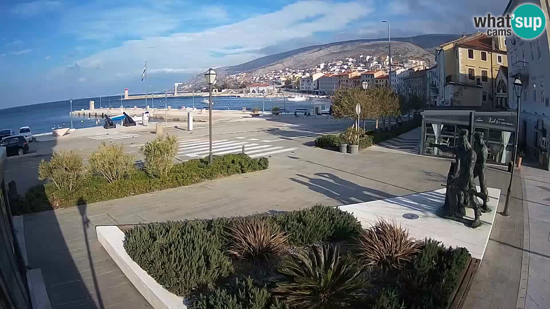 Live webcam Senj riva – fronte mare
