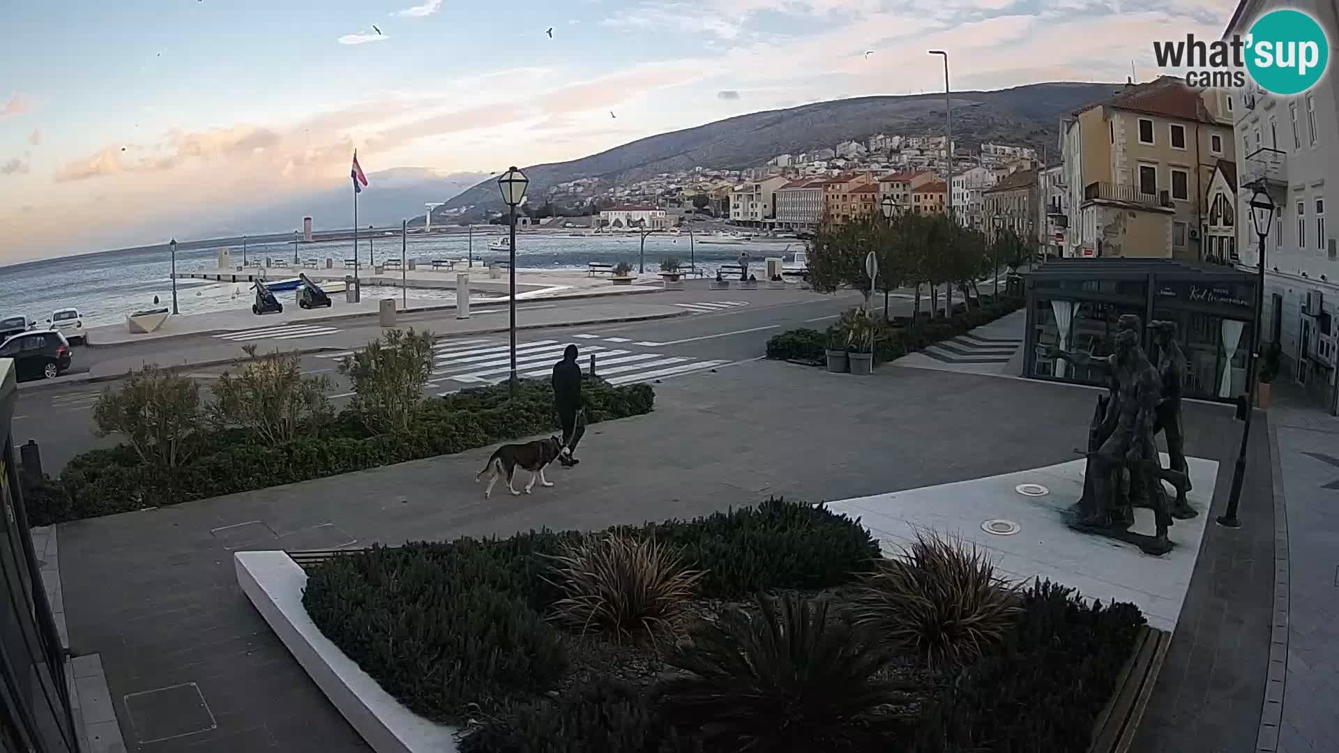 Live webcam Senj riva – fronte mare