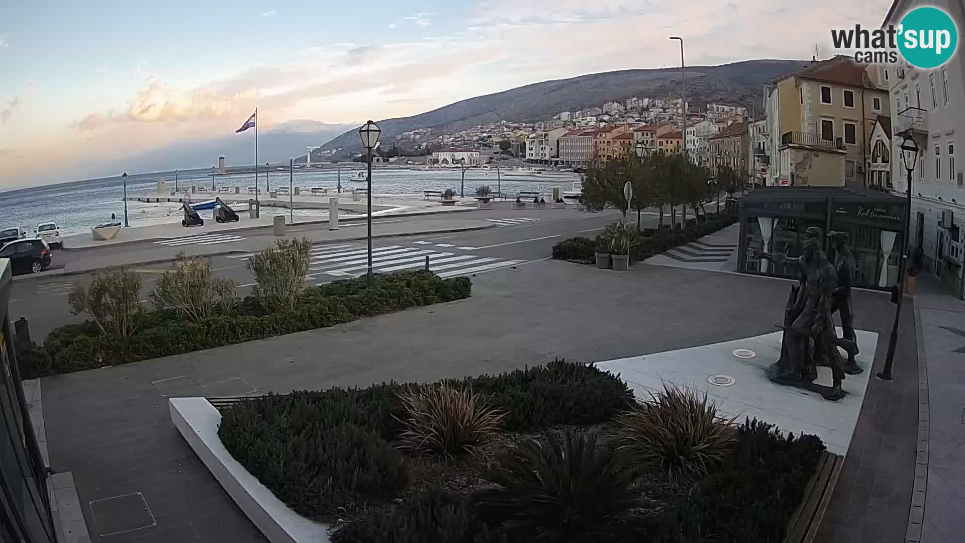 Live-Webcam Senj Riva – direkt am Meer – Kroatien