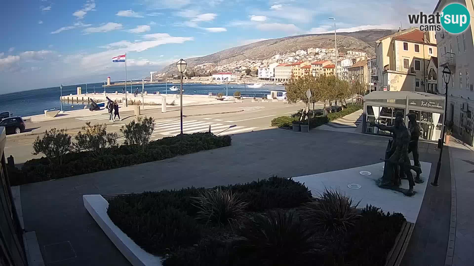 Live webcam Senj riva – fronte mare