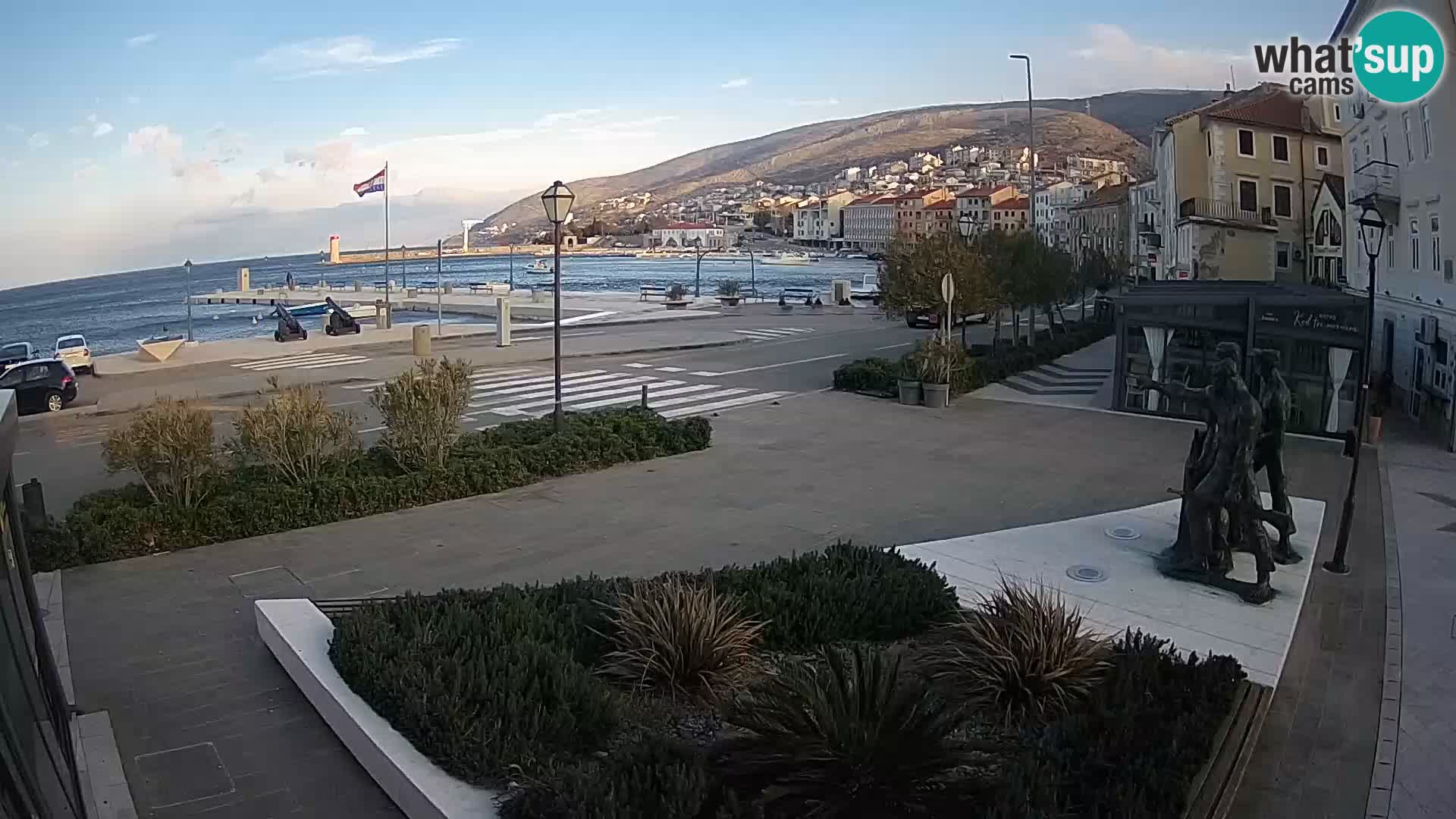 Webcam en vivo Senj riva – paseo marítimo