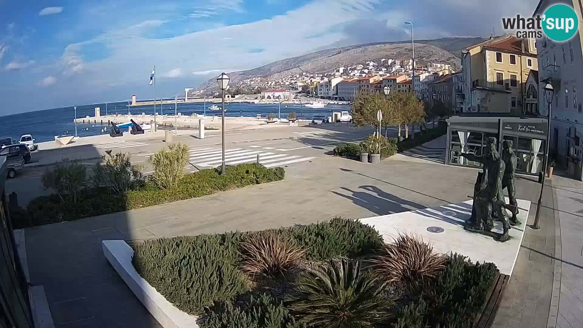 Spletna kamera v živo Senj riva – Hrvaška