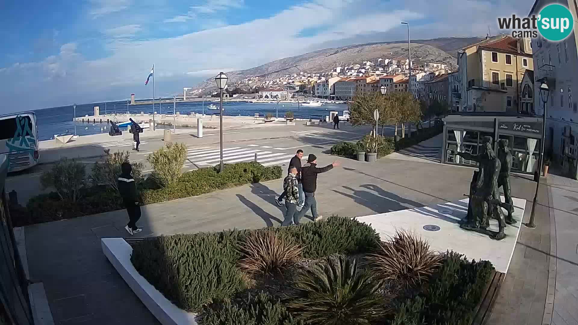 Live-Webcam Senj Riva – direkt am Meer – Kroatien