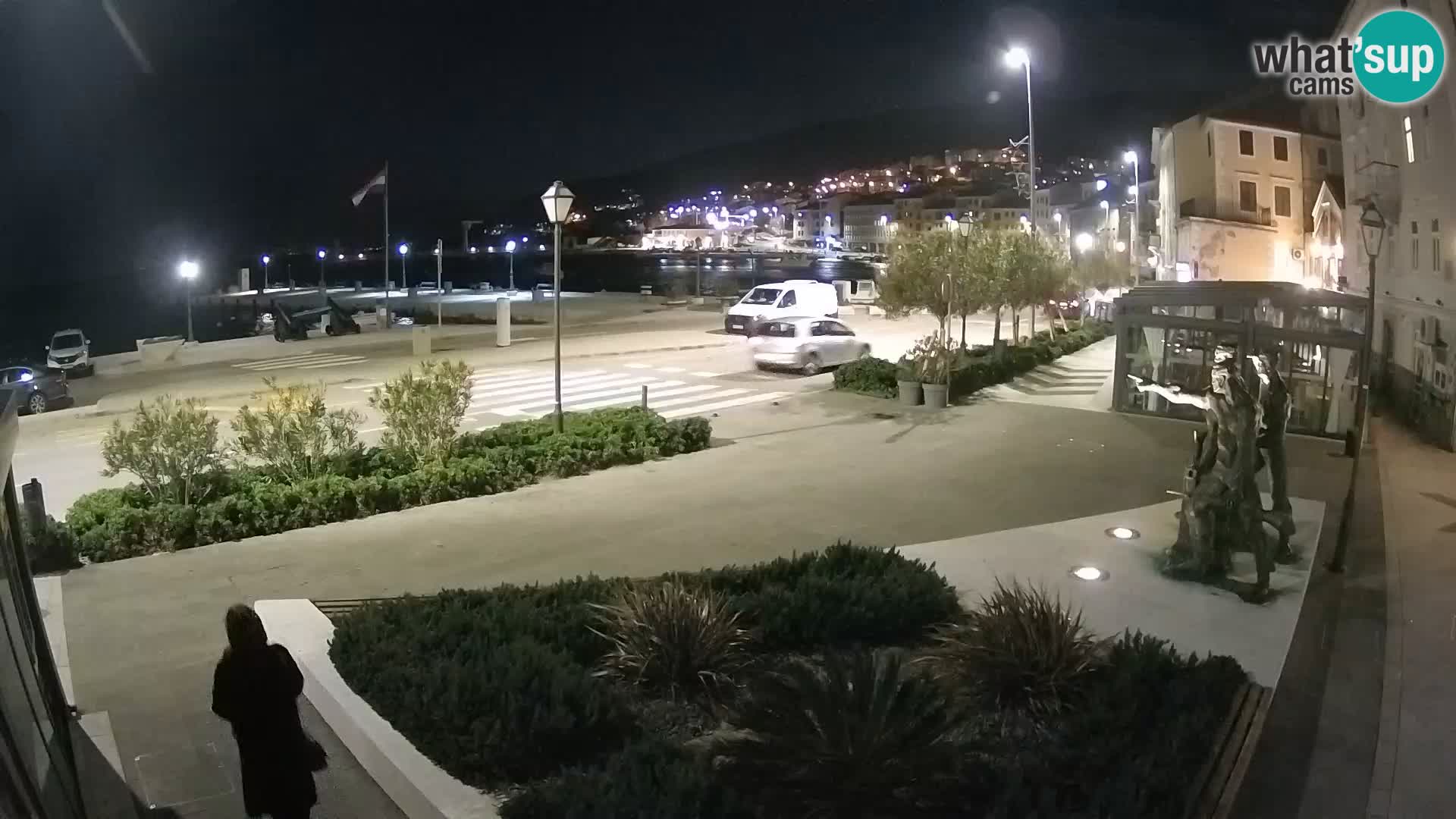 Live webcam Senj riva – seafront – Croatia