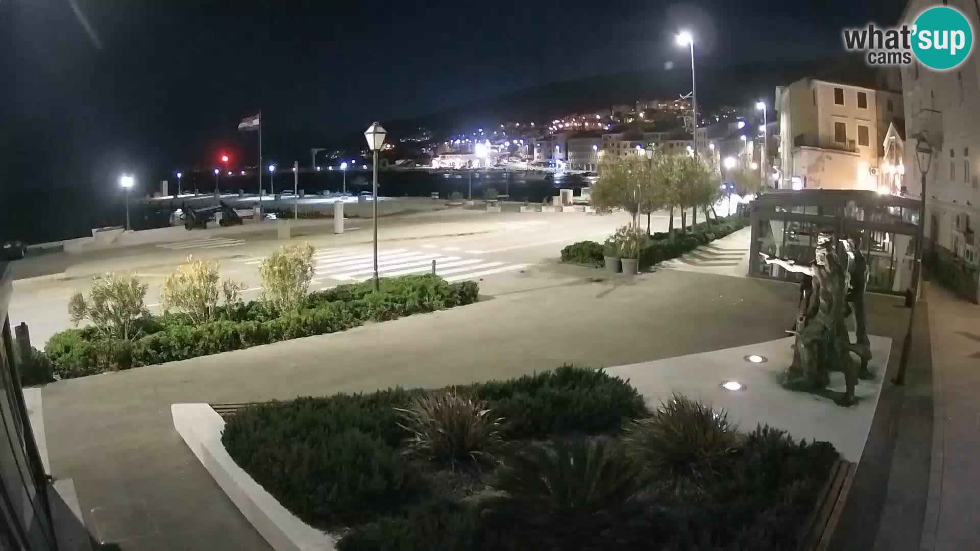 Live webcam Senj riva – seafront – Croatia