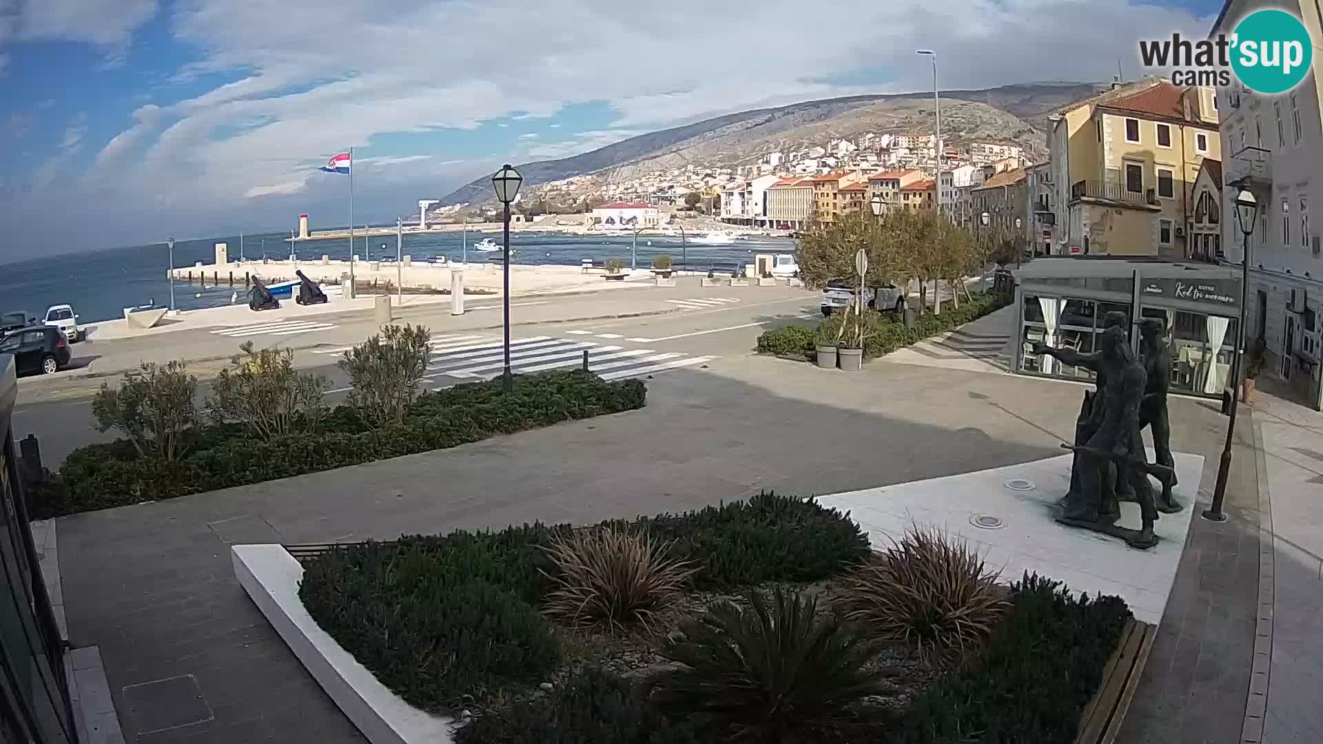 Spletna kamera v živo Senj riva – Hrvaška