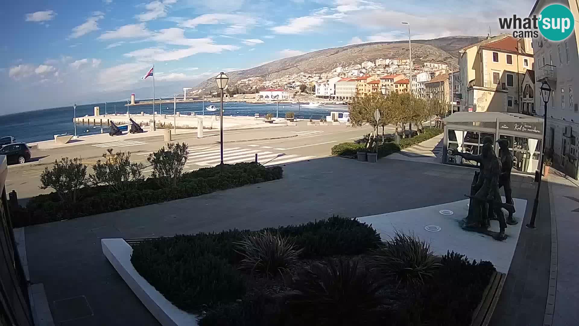 Live webcam Senj riva – fronte mare