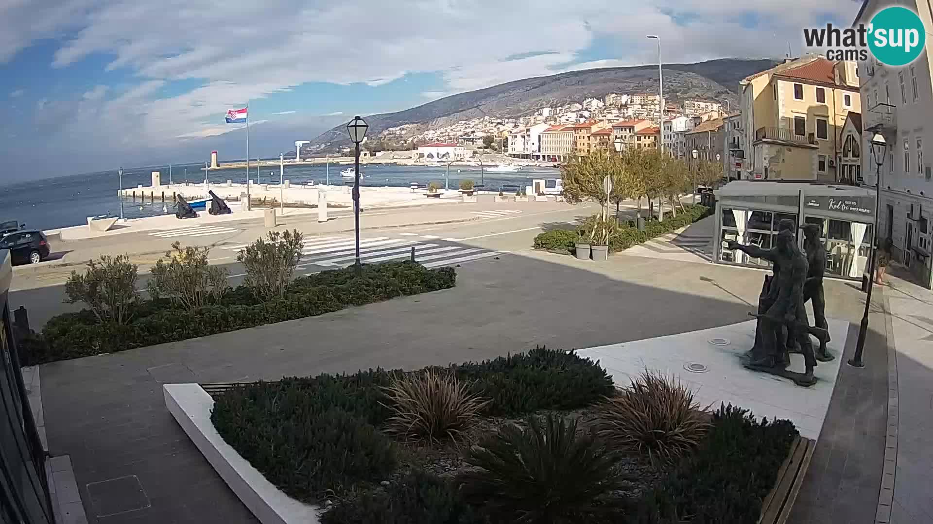 Spletna kamera v živo Senj riva – Hrvaška