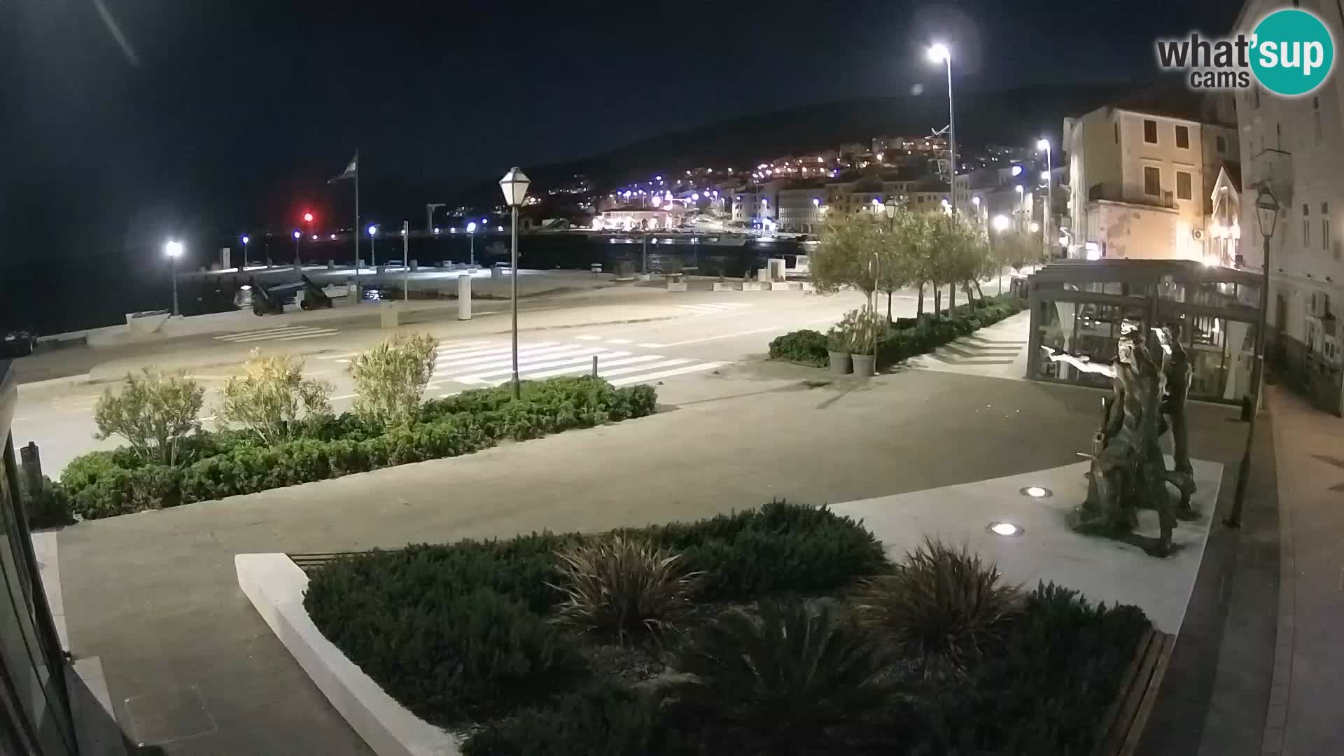 Live webcam Senj riva – seafront – Croatia