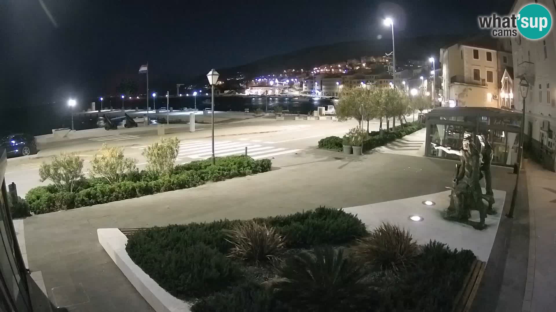 Live-Webcam Senj Riva – direkt am Meer – Kroatien