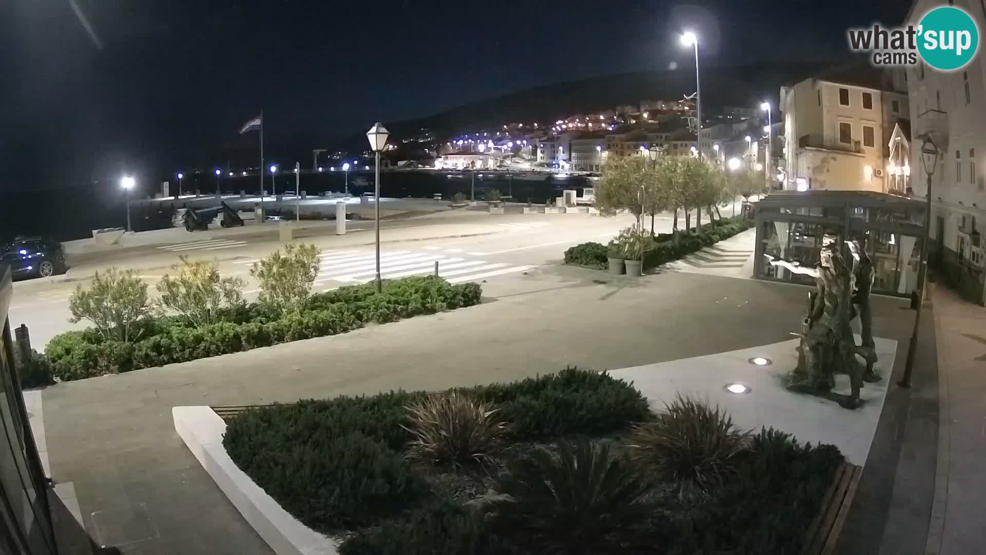 Live-Webcam Senj Riva – direkt am Meer – Kroatien