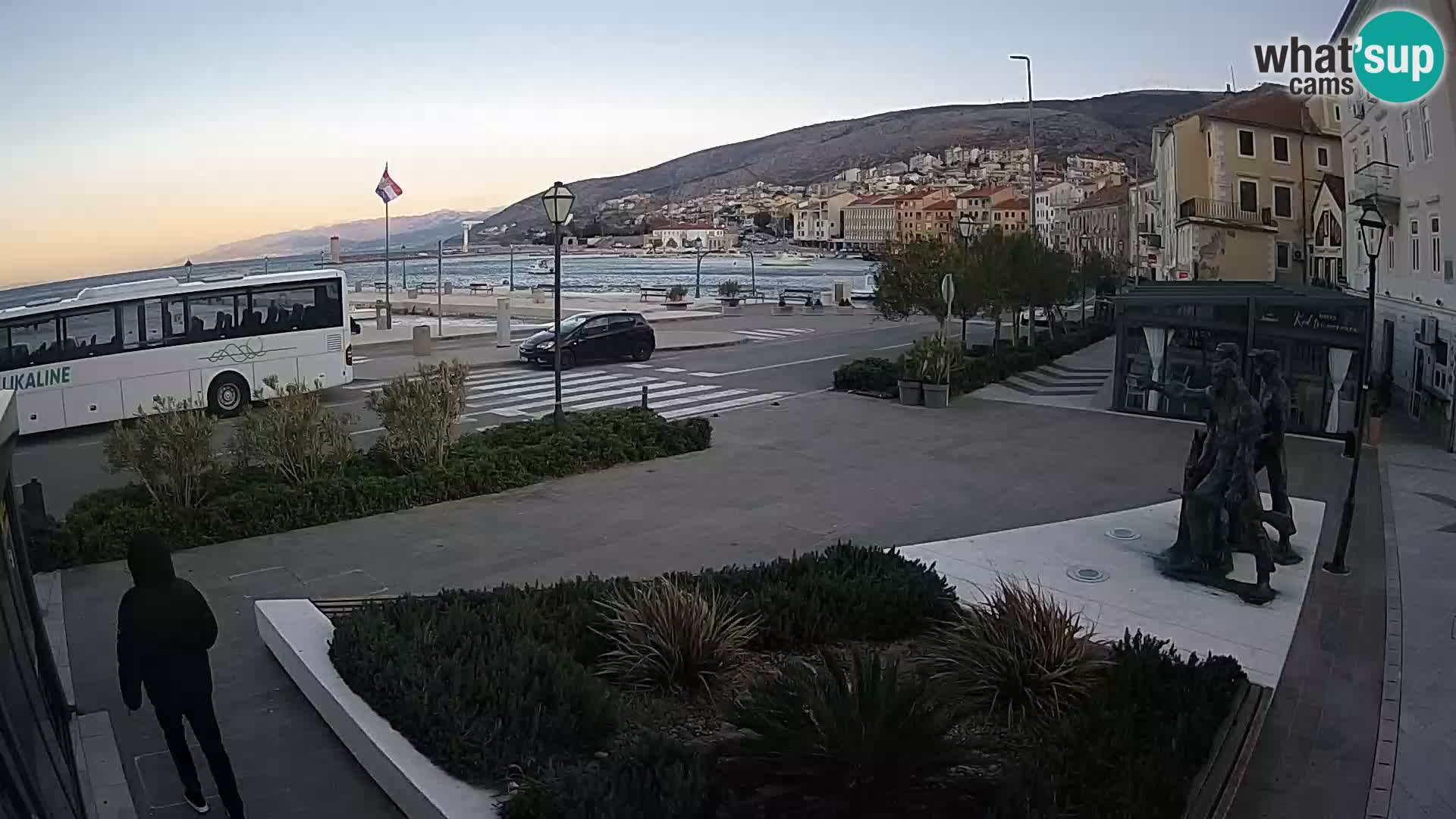 Live-Webcam Senj Riva – direkt am Meer – Kroatien