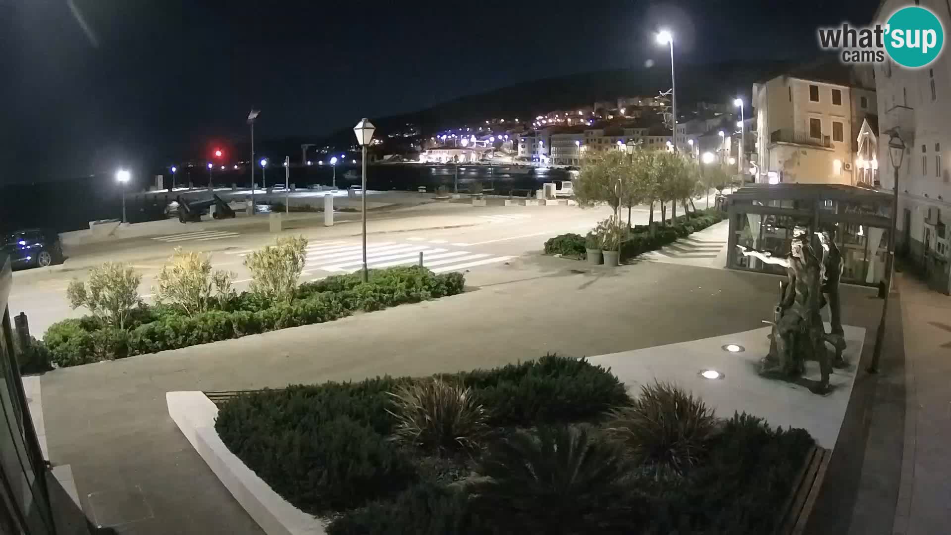 Live webcam Senj riva – seafront – Croatia