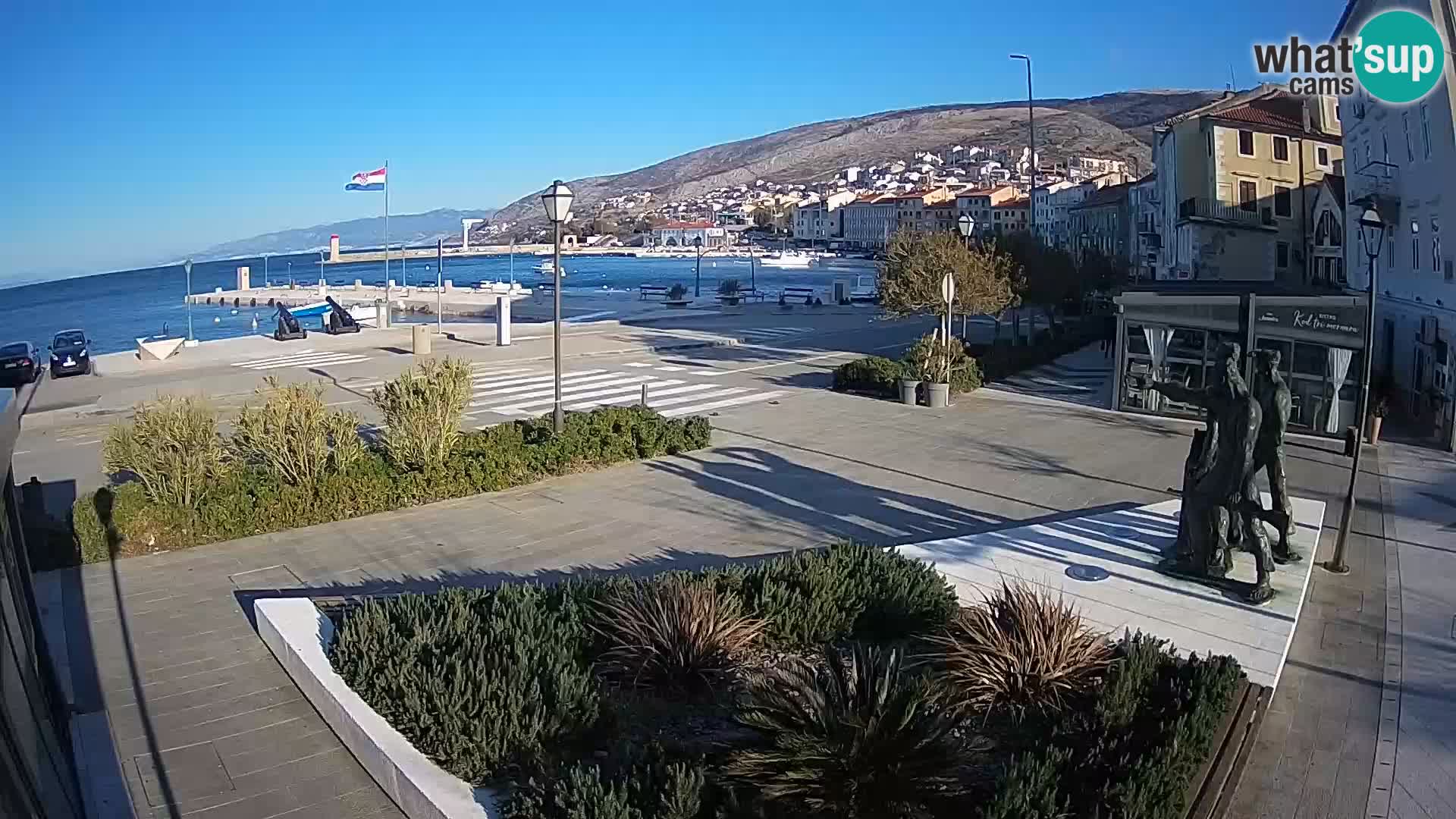 Live webcam Senj riva – fronte mare