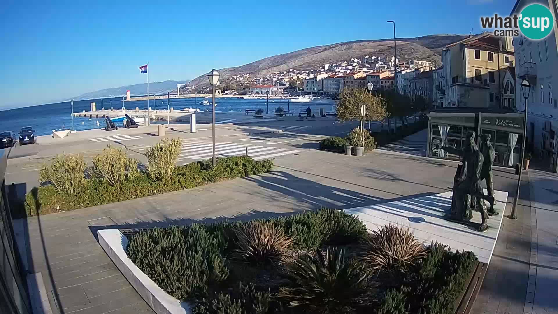 Live webcam Senj riva – seafront – Croatia