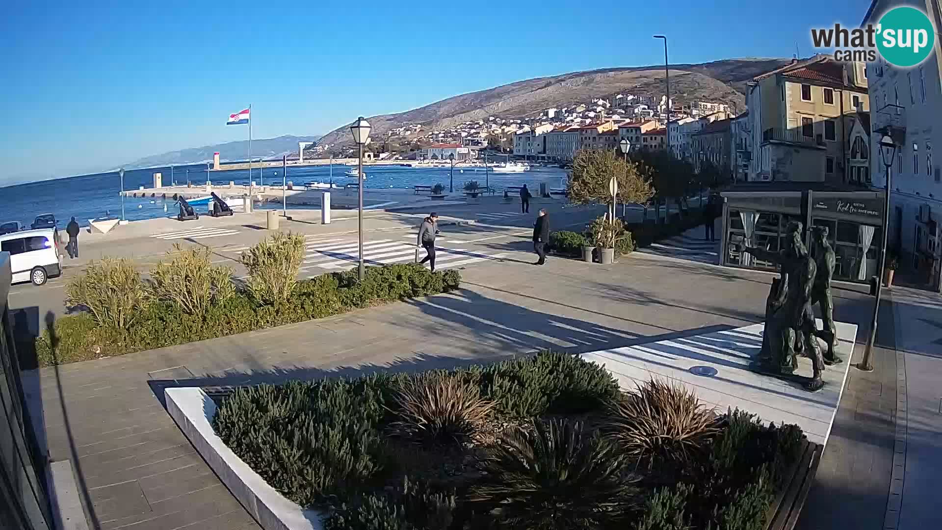 Live webcam Senj riva – seafront – Croatia