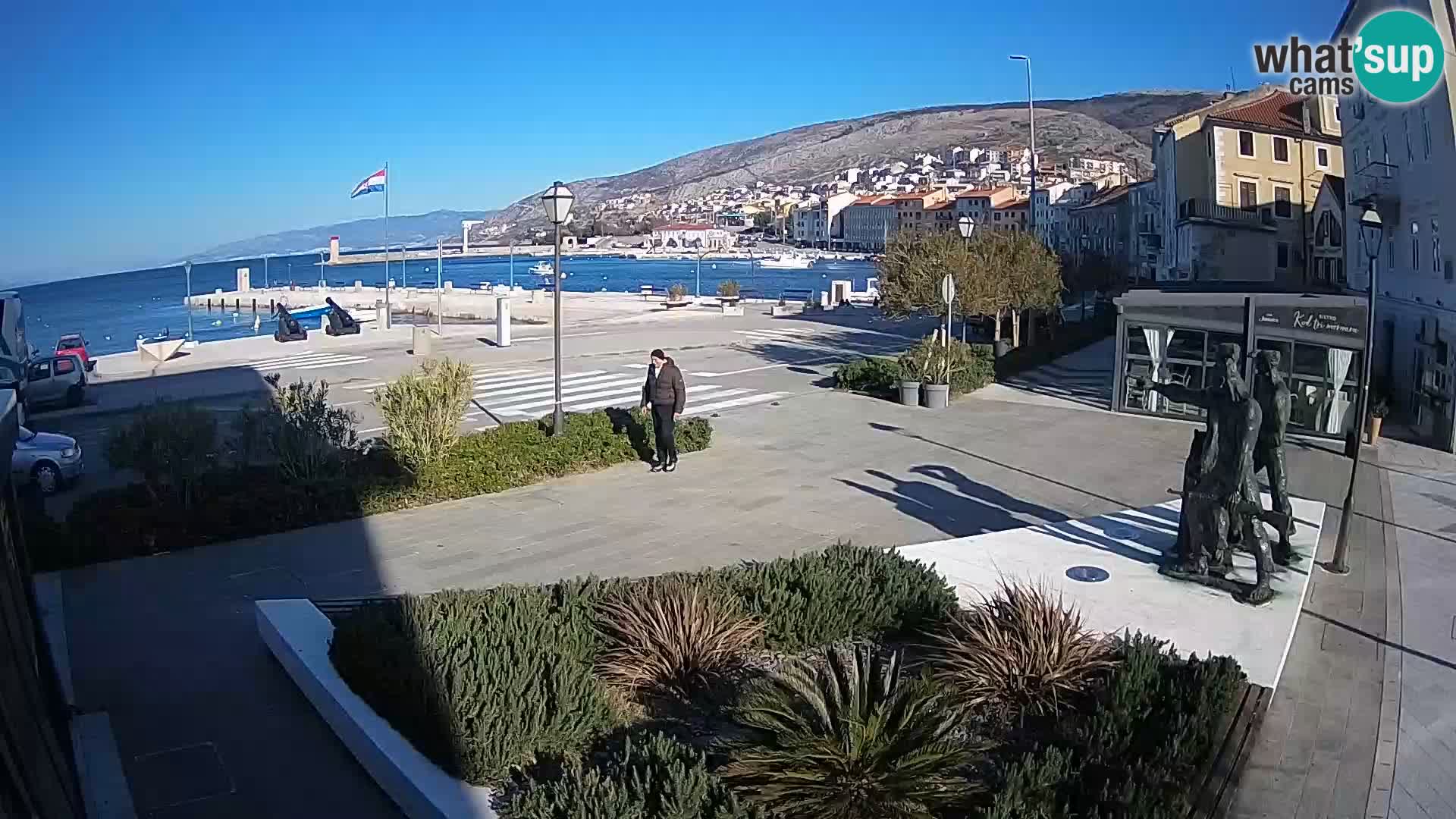 Live-Webcam Senj Riva – direkt am Meer – Kroatien