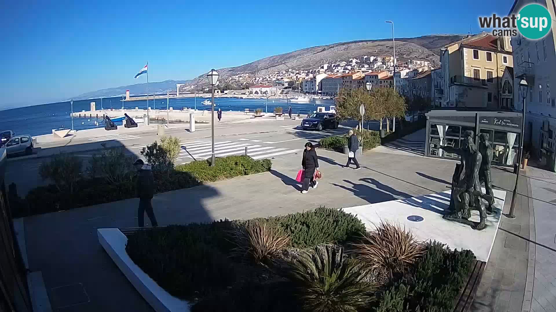 Spletna kamera v živo Senj riva – Hrvaška