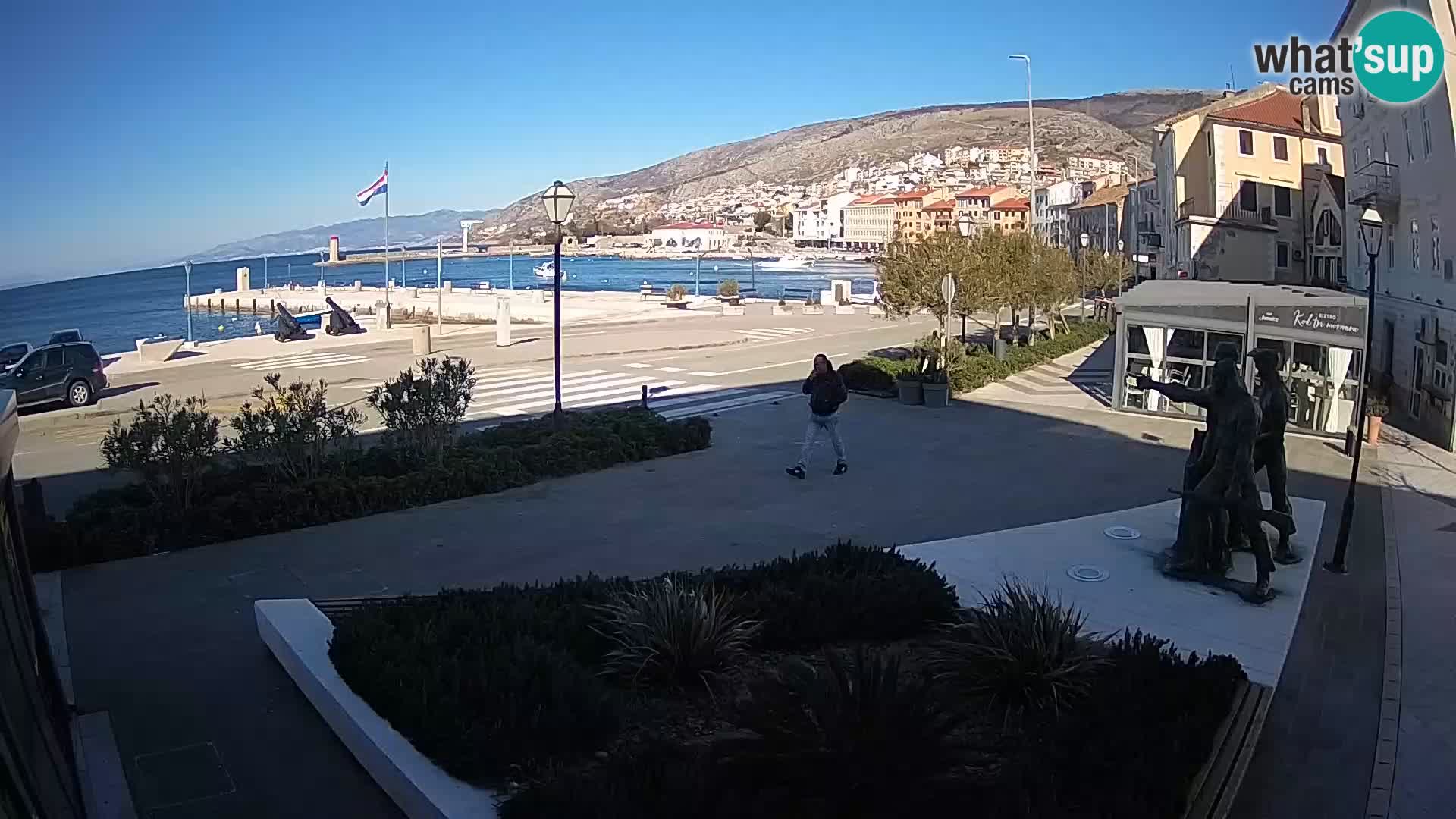 Live webcam Senj riva – fronte mare