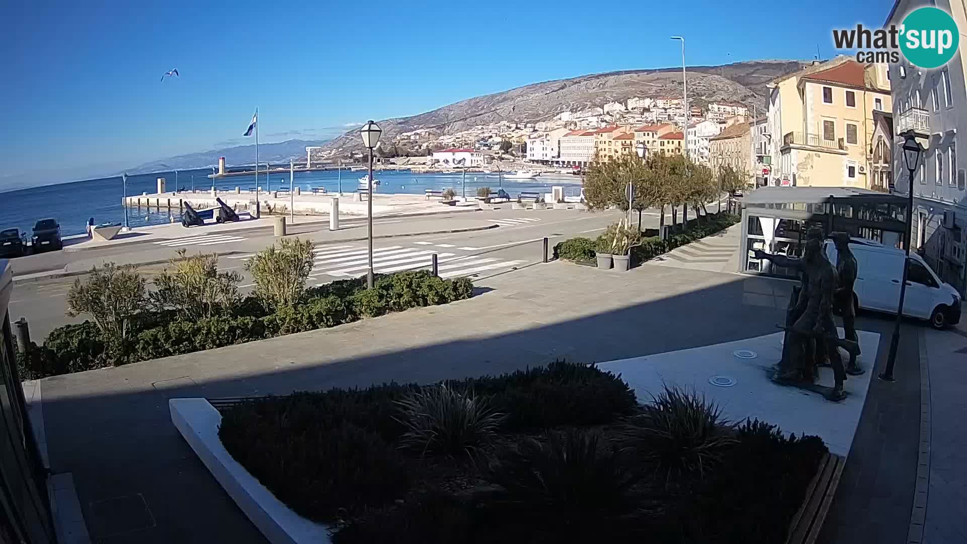 Live webcam Senj riva – seafront – Croatia