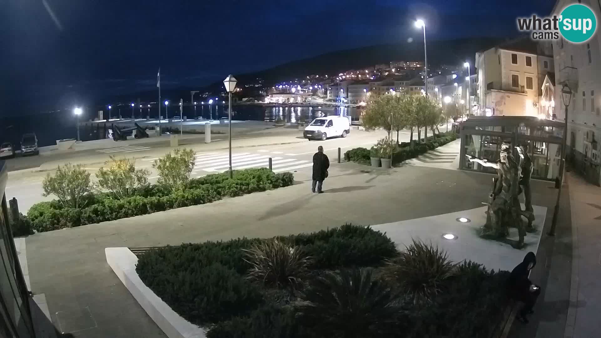 Spletna kamera v živo Senj riva – Hrvaška