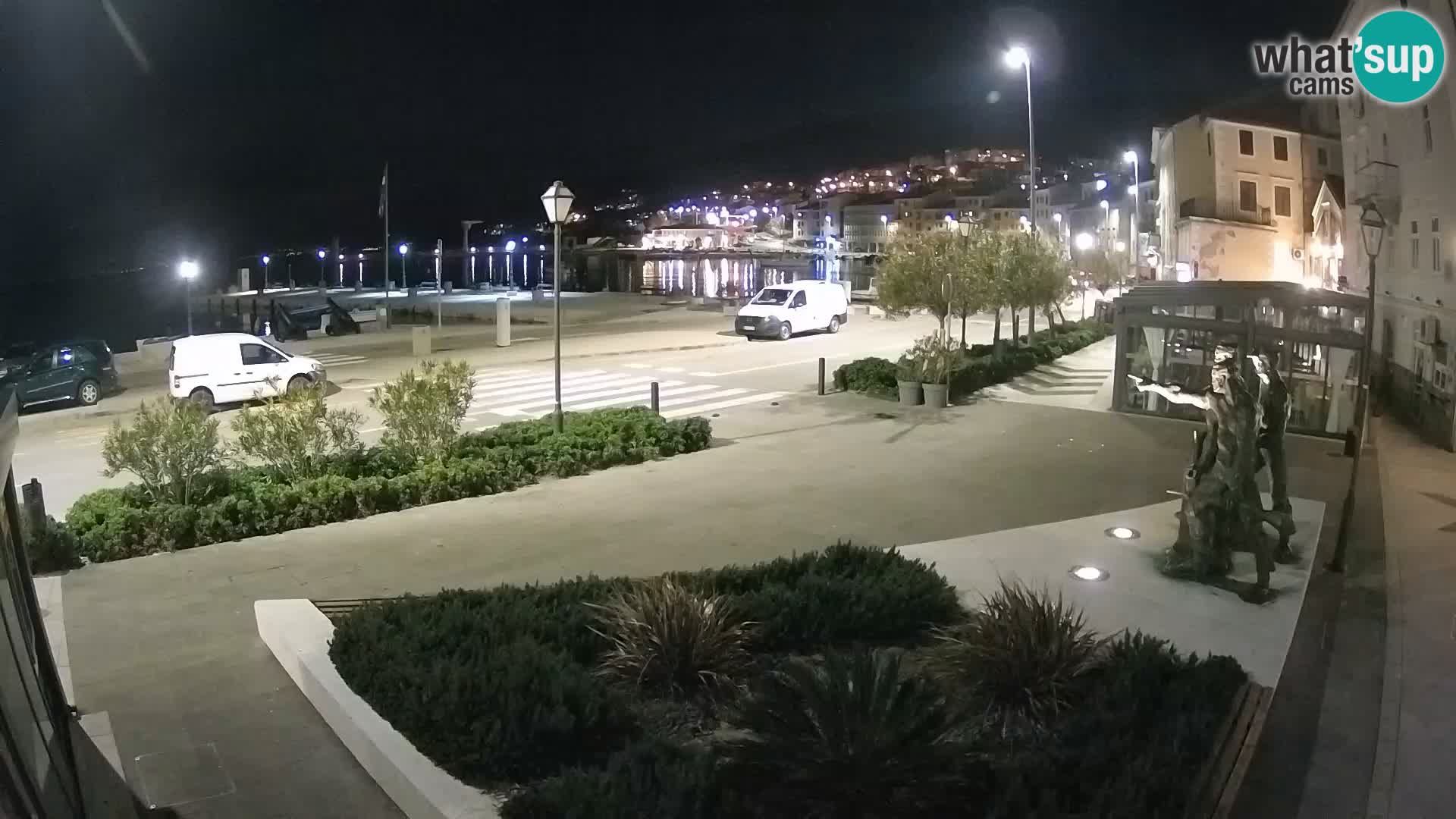 Spletna kamera v živo Senj riva – Hrvaška