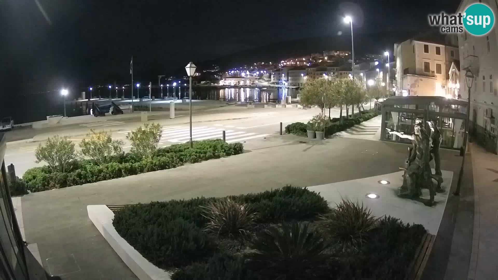 Live webcam Senj riva – fronte mare