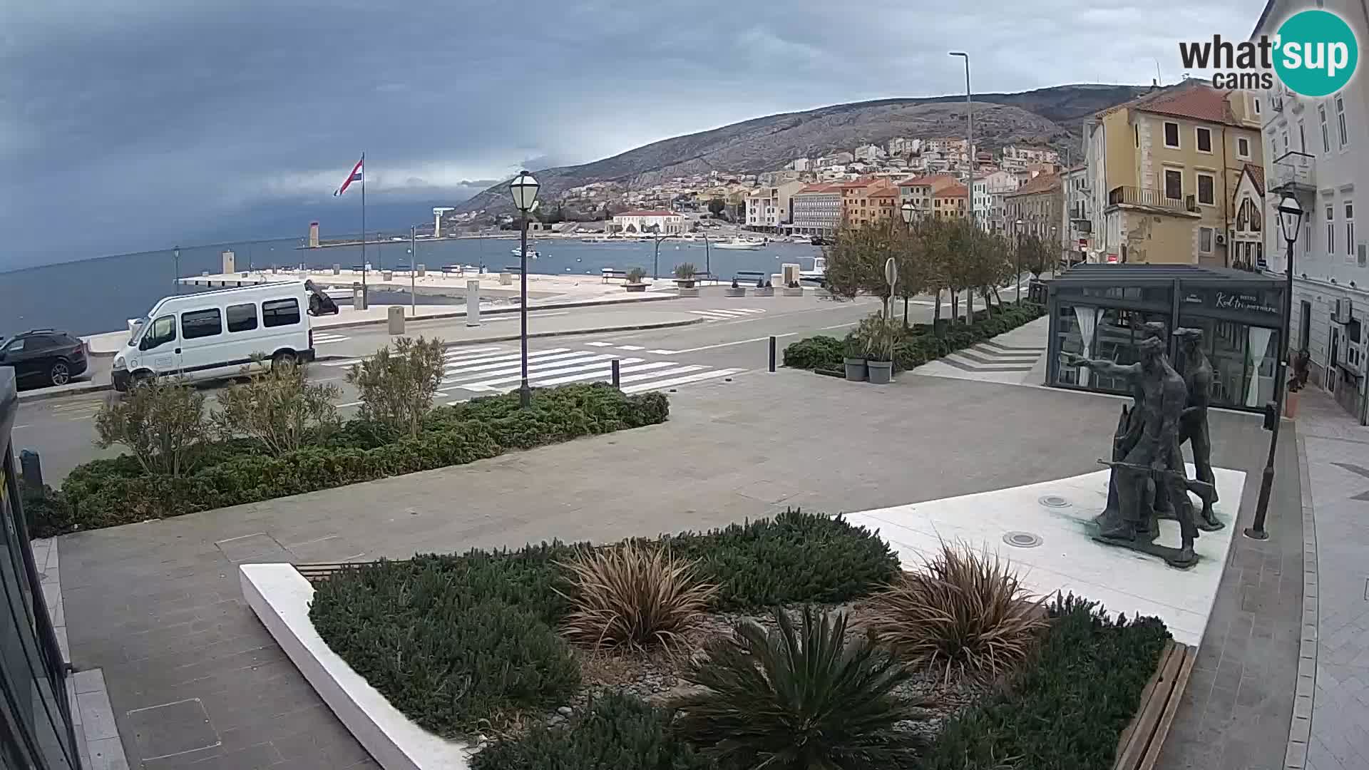 Live webcam Senj riva – seafront – Croatia