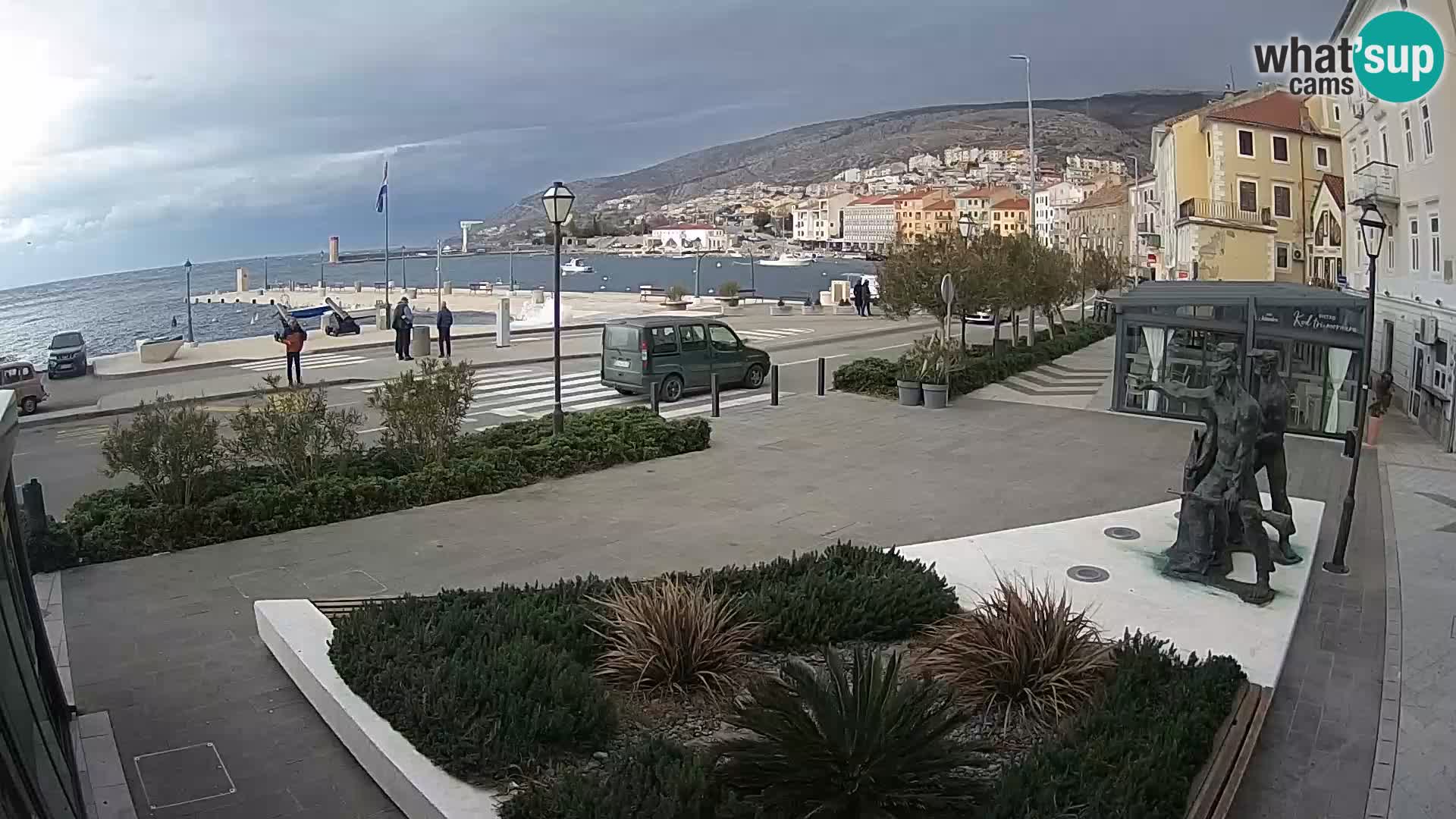 Live-Webcam Senj Riva – direkt am Meer – Kroatien