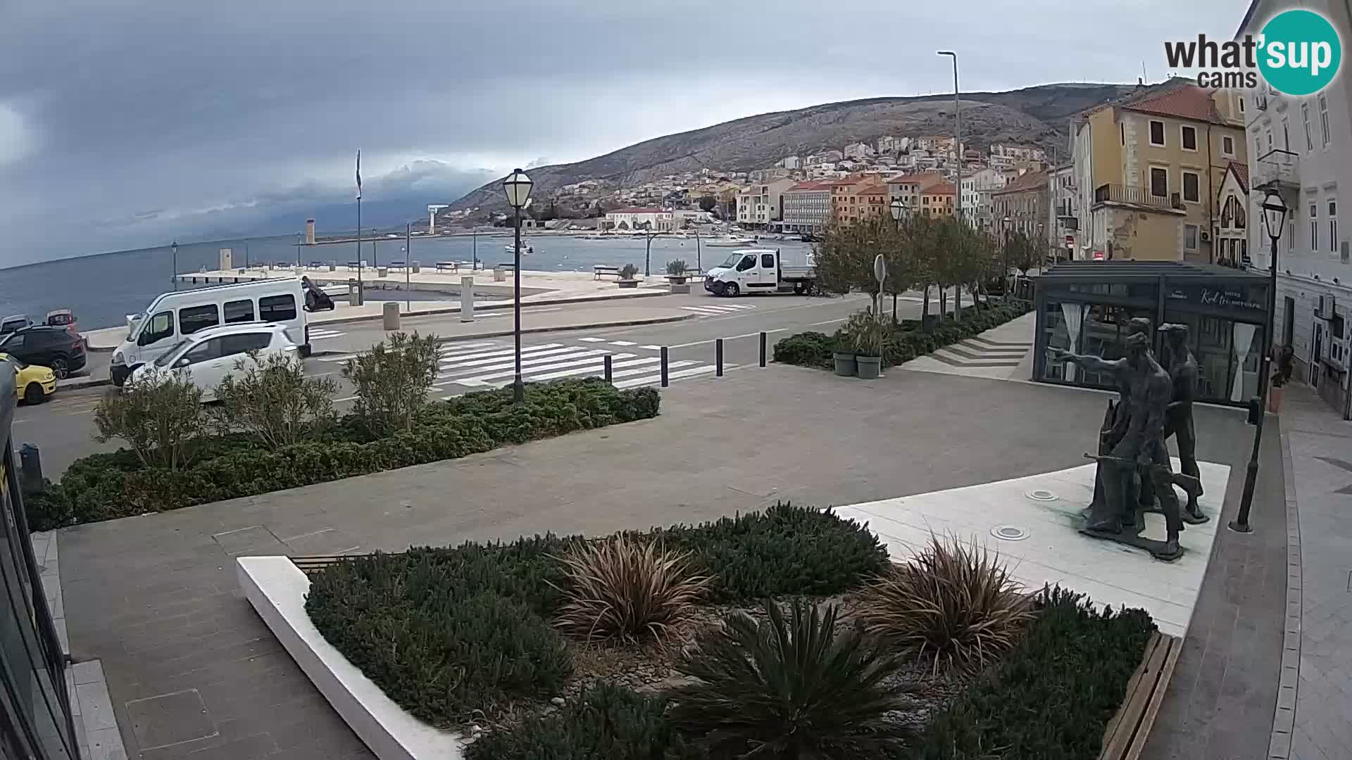 Live-Webcam Senj Riva – direkt am Meer – Kroatien