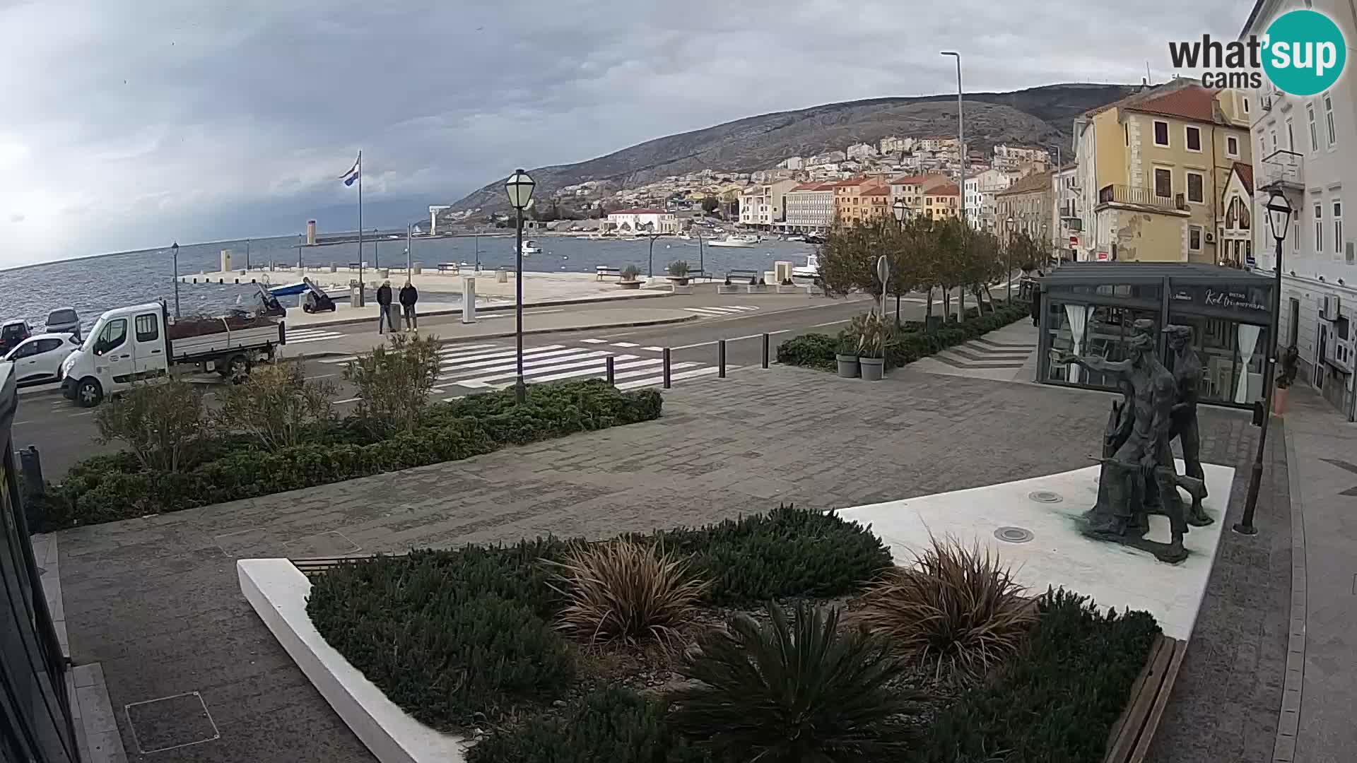 Live webcam Senj riva – fronte mare