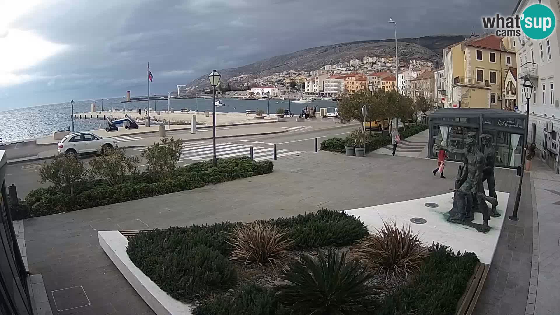 Live-Webcam Senj Riva – direkt am Meer – Kroatien
