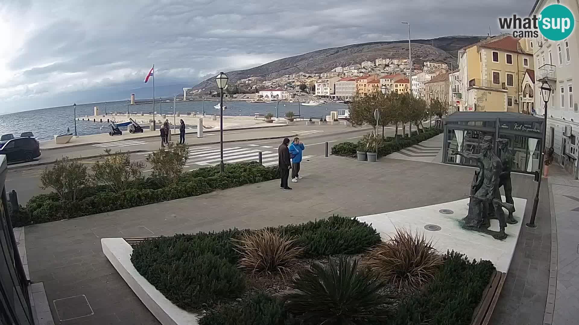 Spletna kamera v živo Senj riva – Hrvaška