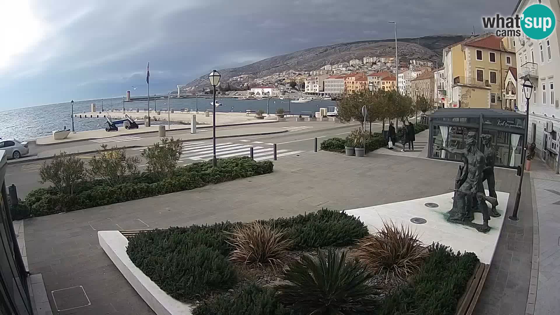 Live webcam Senj riva – seafront – Croatia