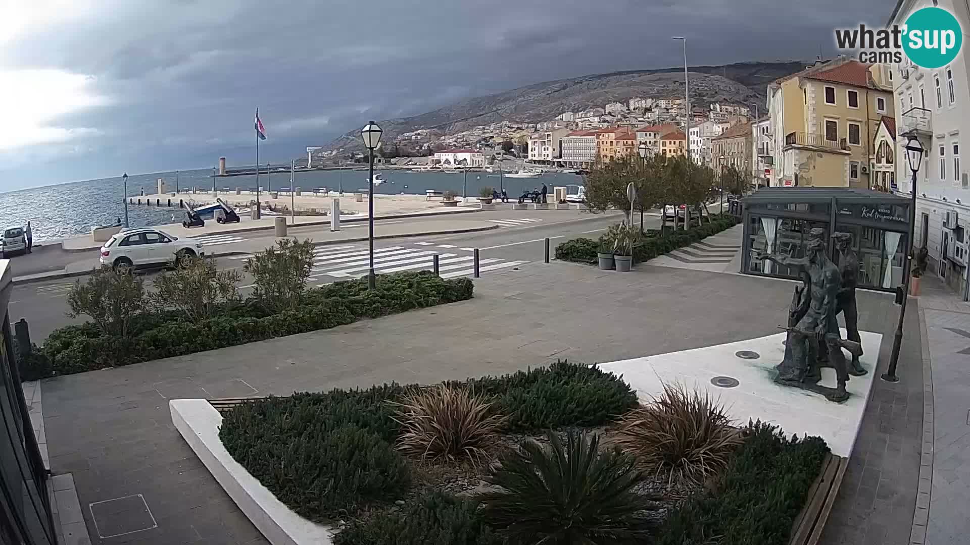 Live webcam Senj riva – fronte mare