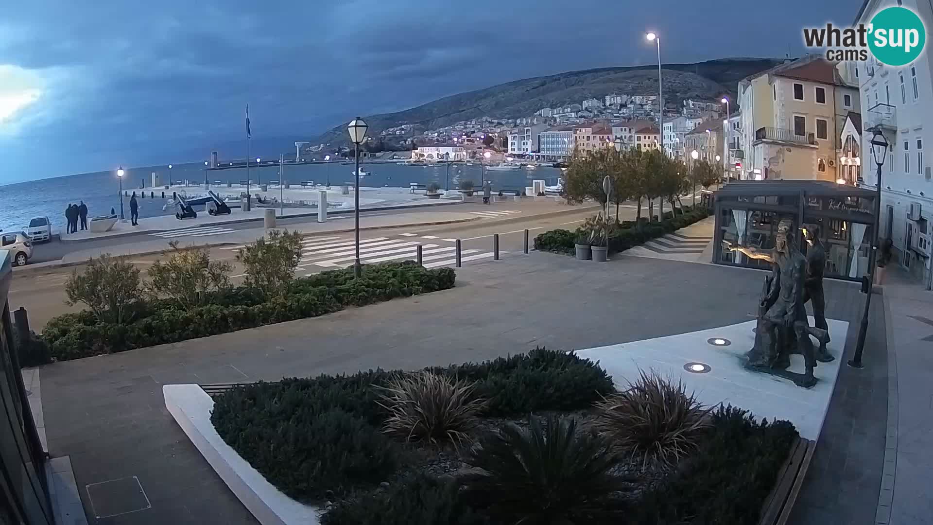 Live-Webcam Senj Riva – direkt am Meer – Kroatien