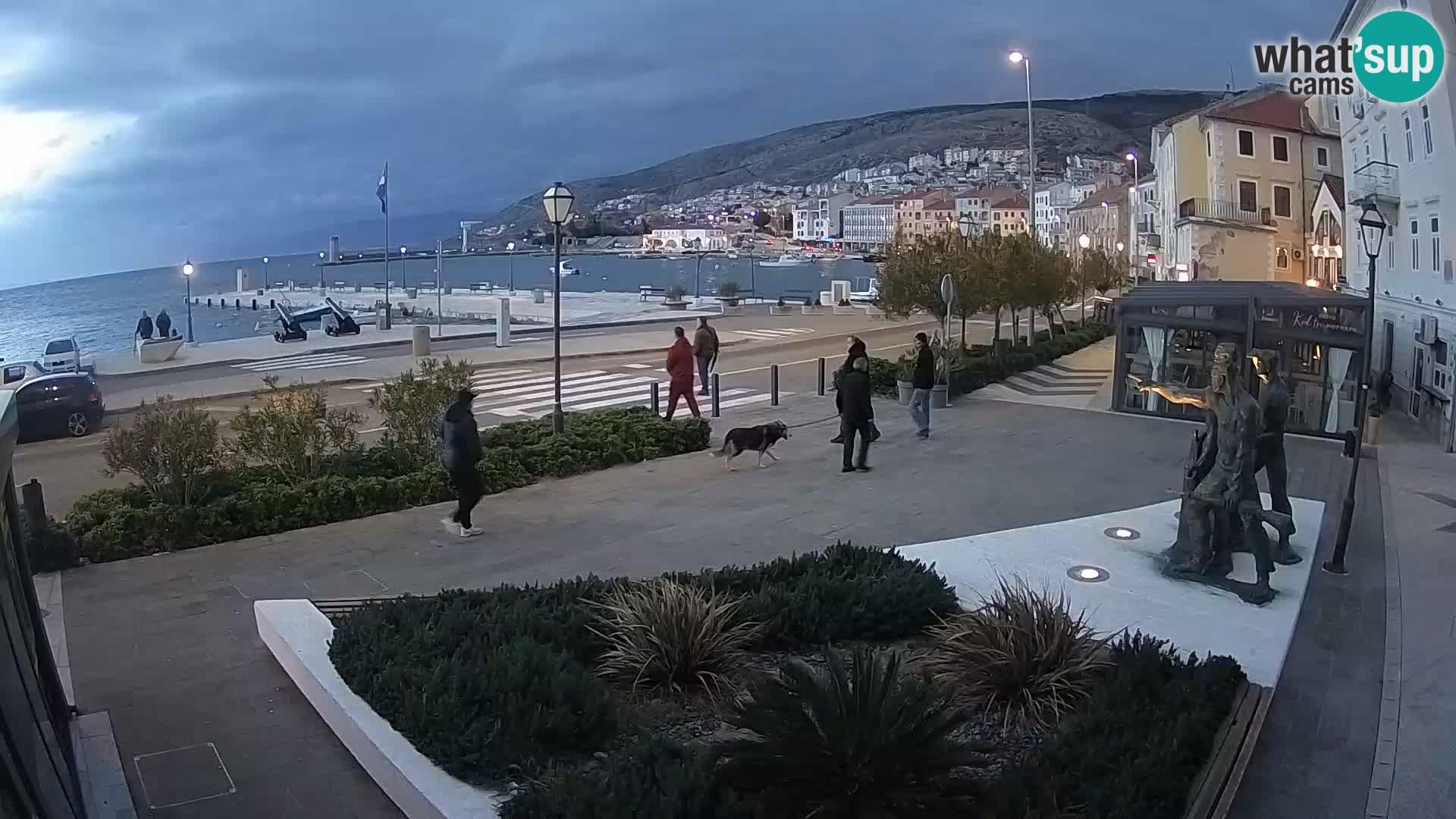 Spletna kamera v živo Senj riva – Hrvaška