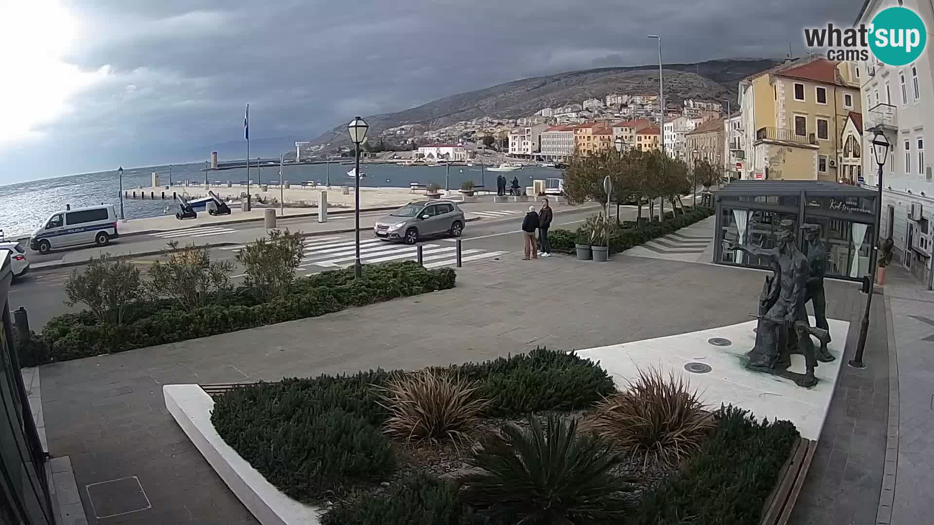 Spletna kamera v živo Senj riva – Hrvaška