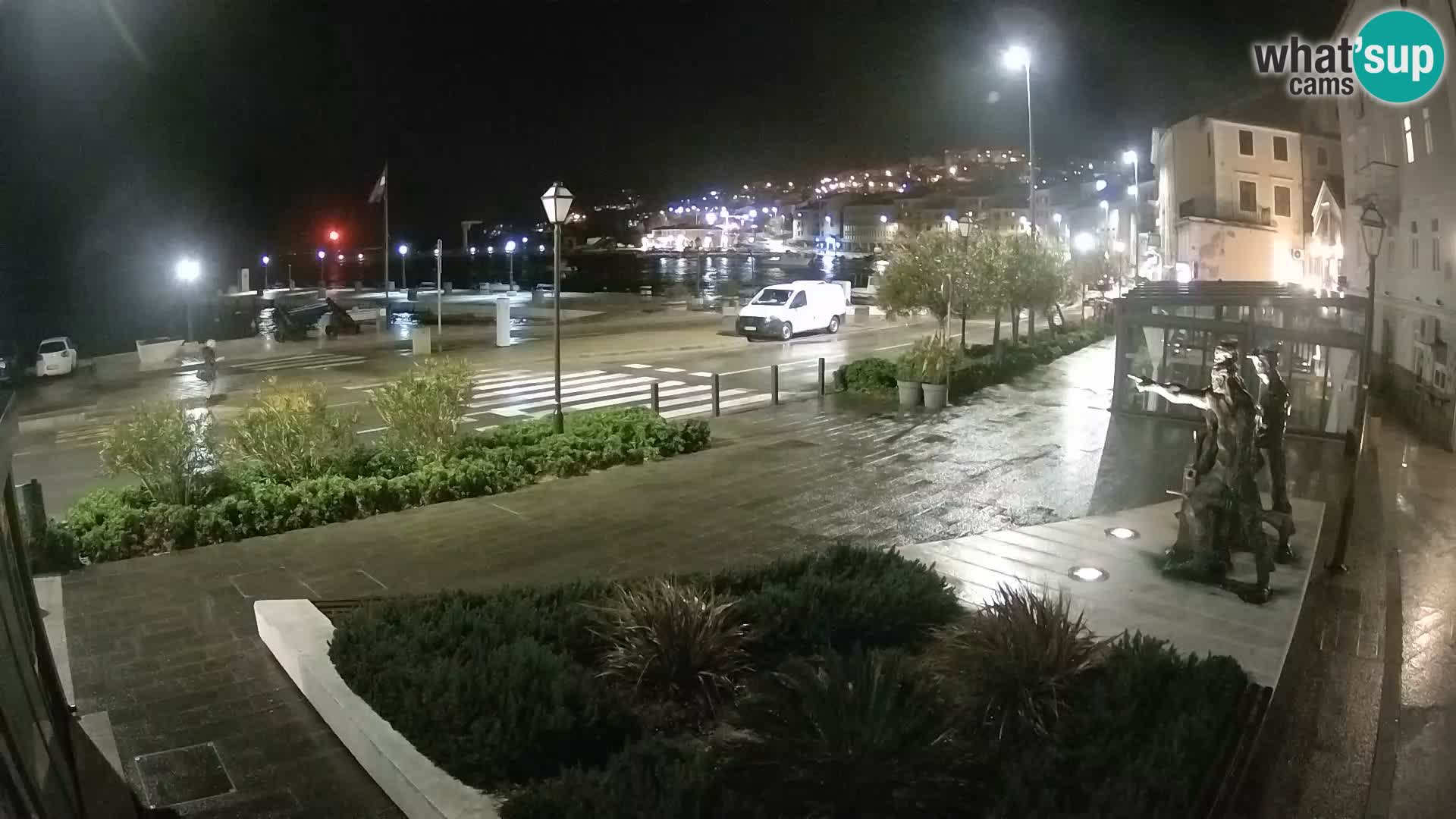 Live-Webcam Senj Riva – direkt am Meer – Kroatien