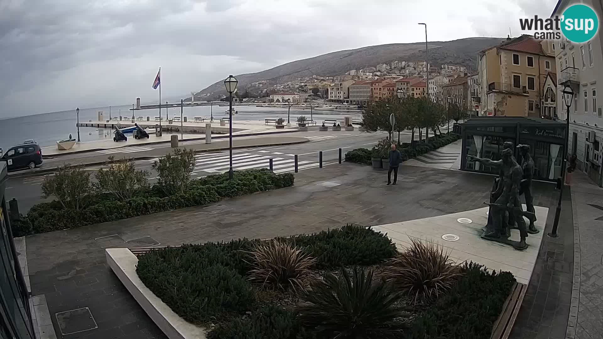 Live webcam Senj riva – seafront – Croatia