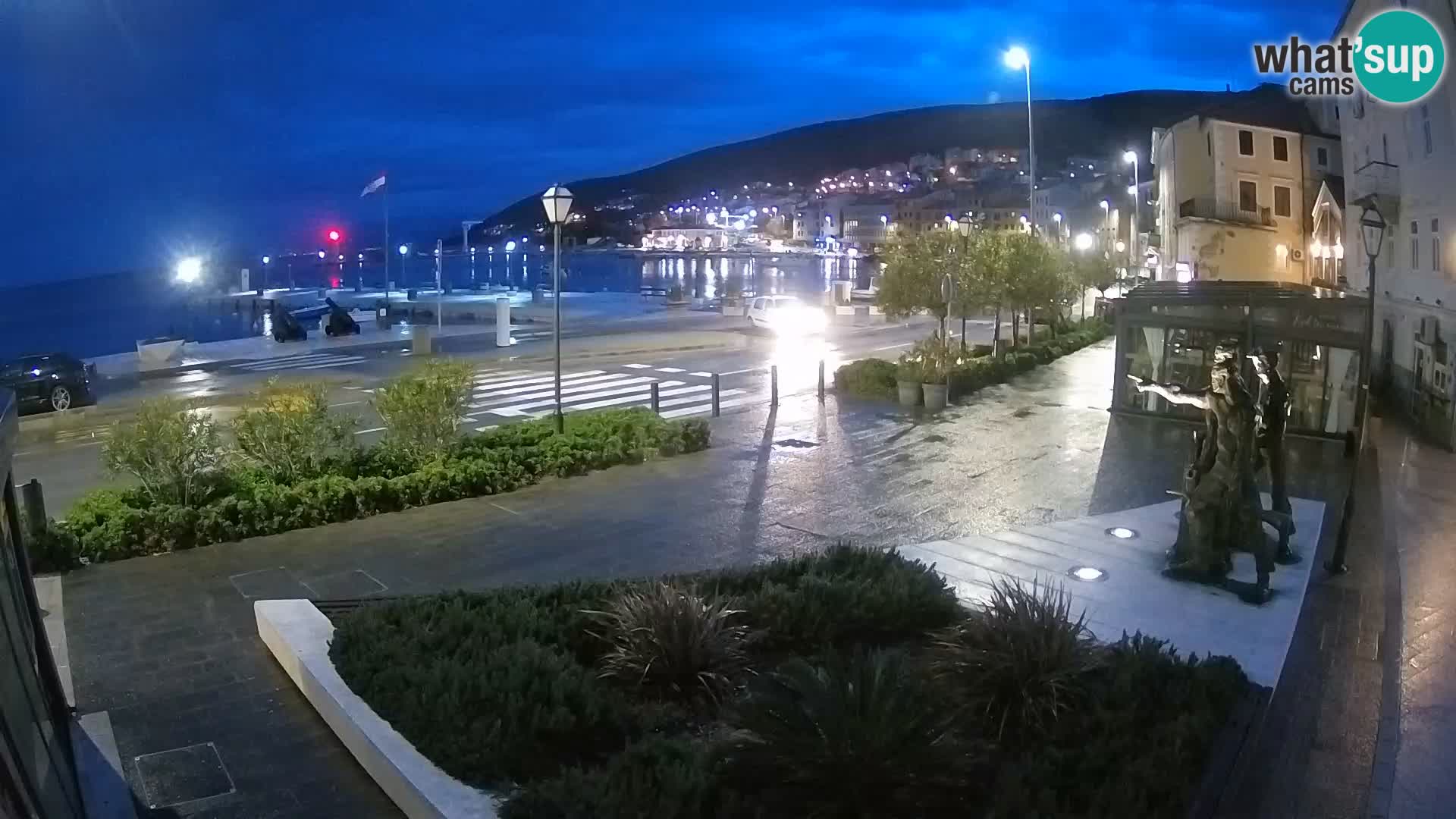 Live webcam Senj riva – fronte mare