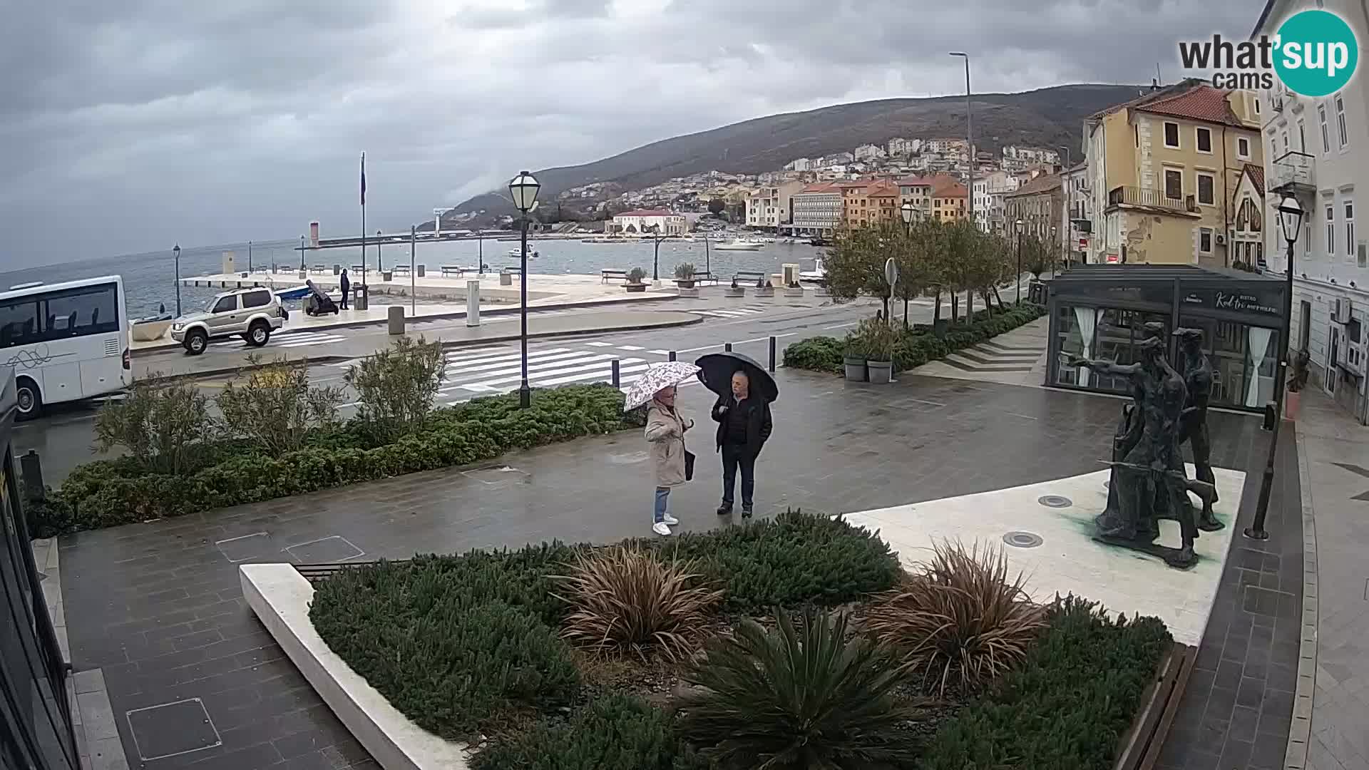 Live-Webcam Senj Riva – direkt am Meer – Kroatien