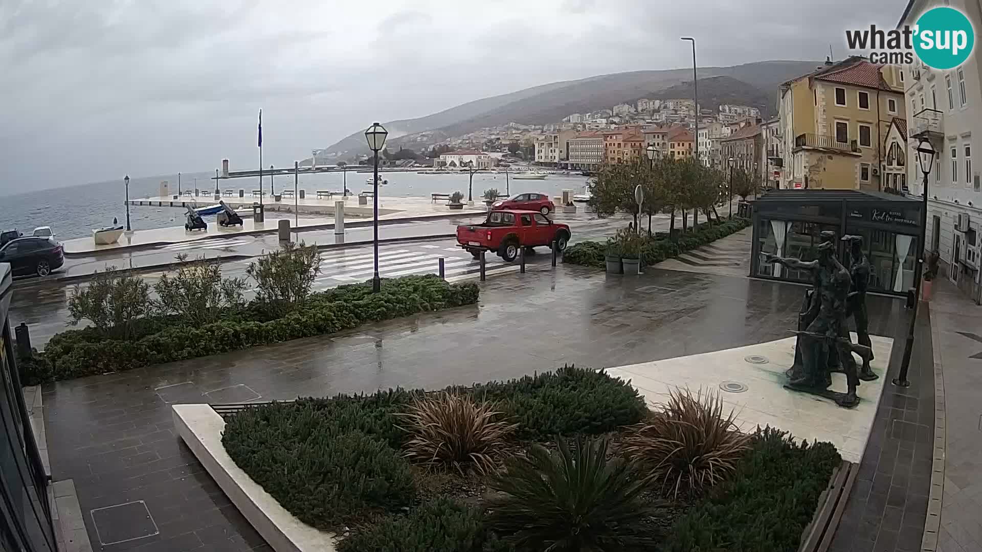 Live webcam Senj riva – seafront – Croatia
