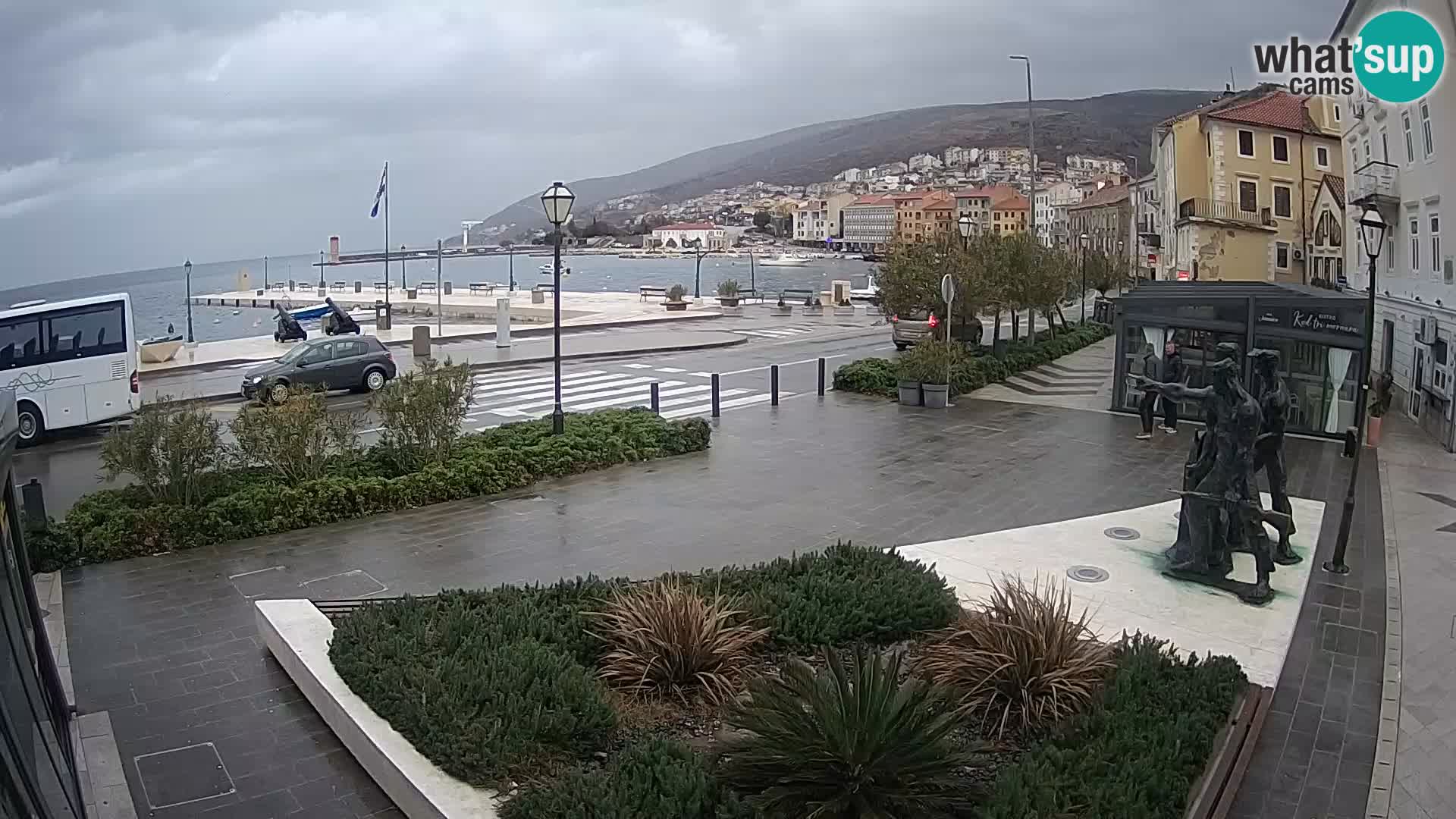Live-Webcam Senj Riva – direkt am Meer – Kroatien